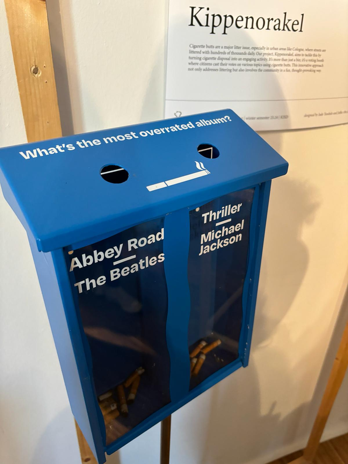 Foto einer innovativen Kippenentsorgung