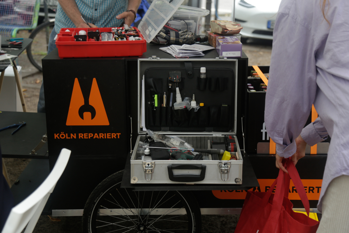 Foto der mobilen Werkstatt