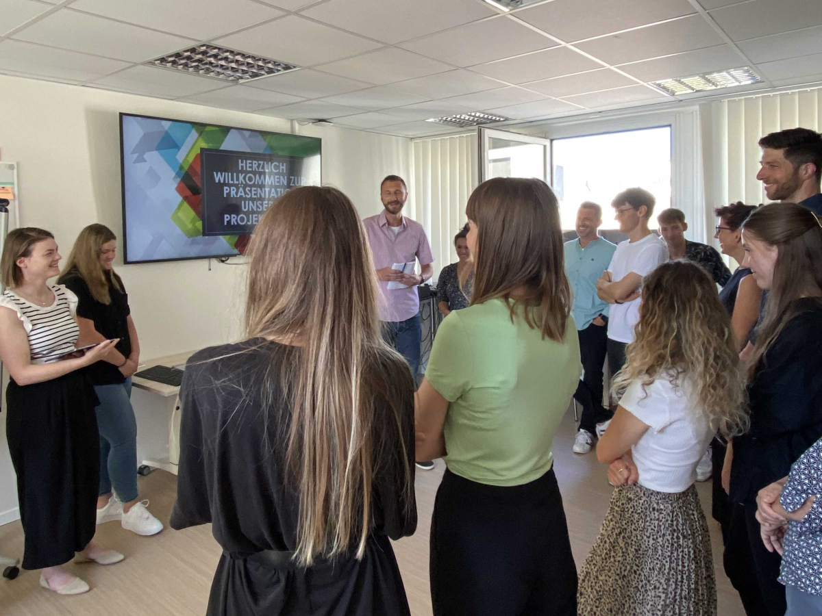 Foto der Abschlusspräsentation